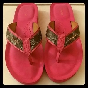 Coach Flip Flops